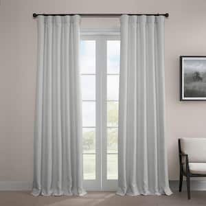 Oyster Solid Rod Pocket Room Darkening Curtain - 50 in. W x 120 in. L (1 Panel)