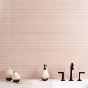 Angela Harris Harmony Deco Corallo 11.81 in. x 35.43 in. Satin Ceramic Wall Tile (11.62 sq. ft./Case)