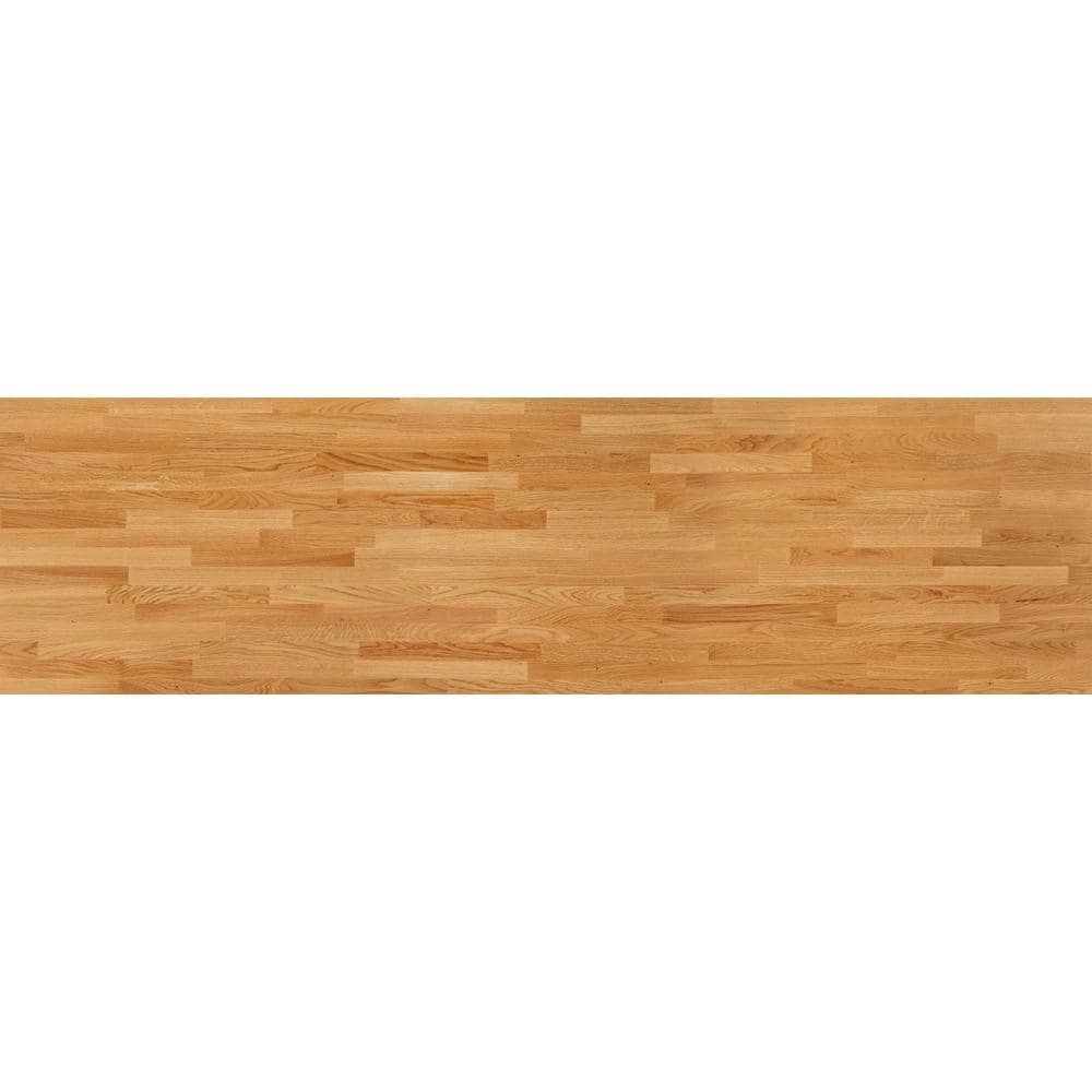 6 ft. L x 25 in. D Finished Engineered Oak Butcher Block Countertop