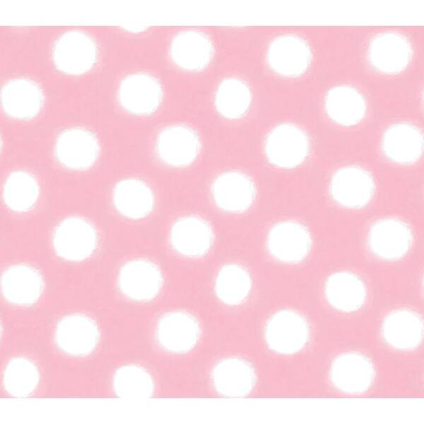 Disney 8 in. x 10 in. Pink Pastel Circle Watercolor Wallpaper Sample-DISCONTINUED