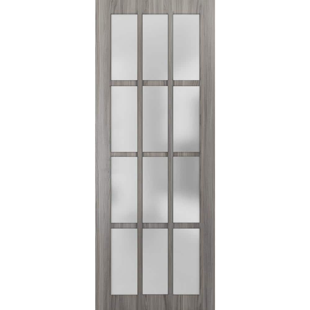 36 in. x 80 in. Solid Wood Frosted Glass Ginger Ash Interior Door Slab price history on PriceWatchPro