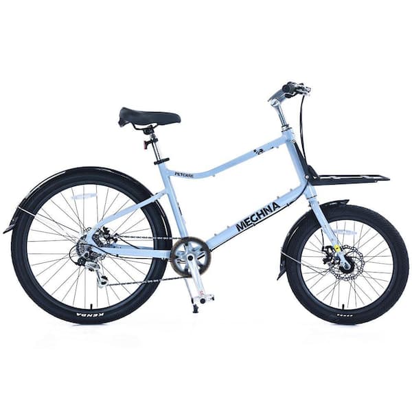26 in. Green 7-Speed Cargo Bike for Adults DYUX-43 - The Home Depot