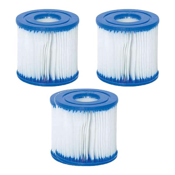 Bestway 3.8 in. Dia. Type VII/D Pool Replacement Filter Cartridge (3-Pack)
