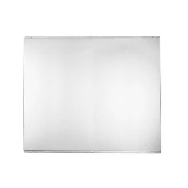 Ancona 35.375 in. x 30.75 in. Stainless Steel Backsplash in Stainless Steel