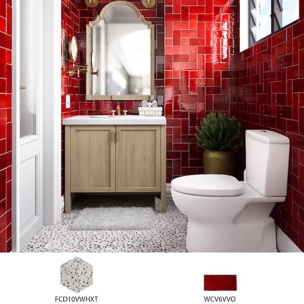 Merola Tile Viva Volcan 3 in. x 6 in. Ceramic Wall Tile (4.16 sq