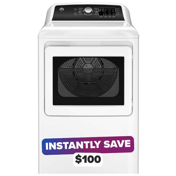 7.4 cu. ft. Electric Dryer with Sensor Dry in White