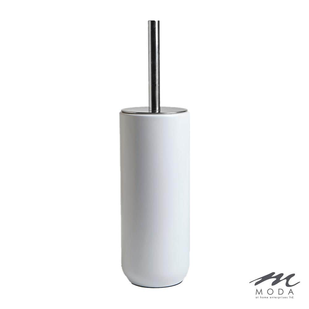 KANATA Toilet Brush and Holder White 14 in. x 3.5 in.