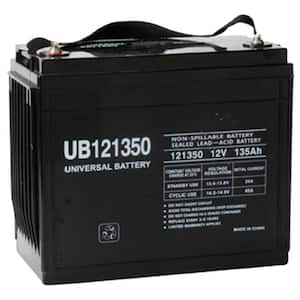 12-Volt 135 Ah I6 Terminal Sealed Lead Acid (SLA) AGM Rechargeable Battery