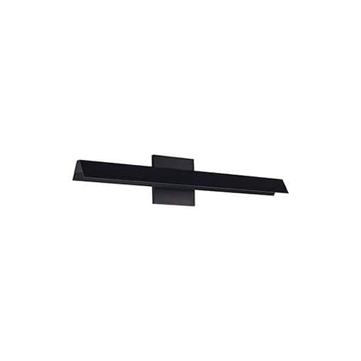 Galleria Sleek Black LED Wall Sconce for Artwork Illumination