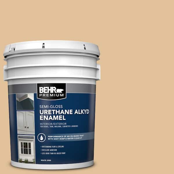 5 gal. #300E-3 Clair De Lune Urethane Alkyd Semi-Gloss Enamel Interior/Exterior Paint