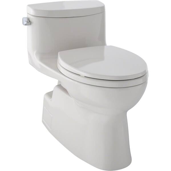 TOTO Carolina II 1-Piece 1.28 GPF Single Flush Elongated Skirted Toilet with CeFiONtect in Sedona Beige