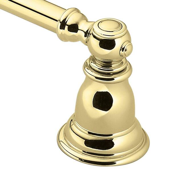 MOEN Kingsley 18 in. Towel Bar in Polished Brass