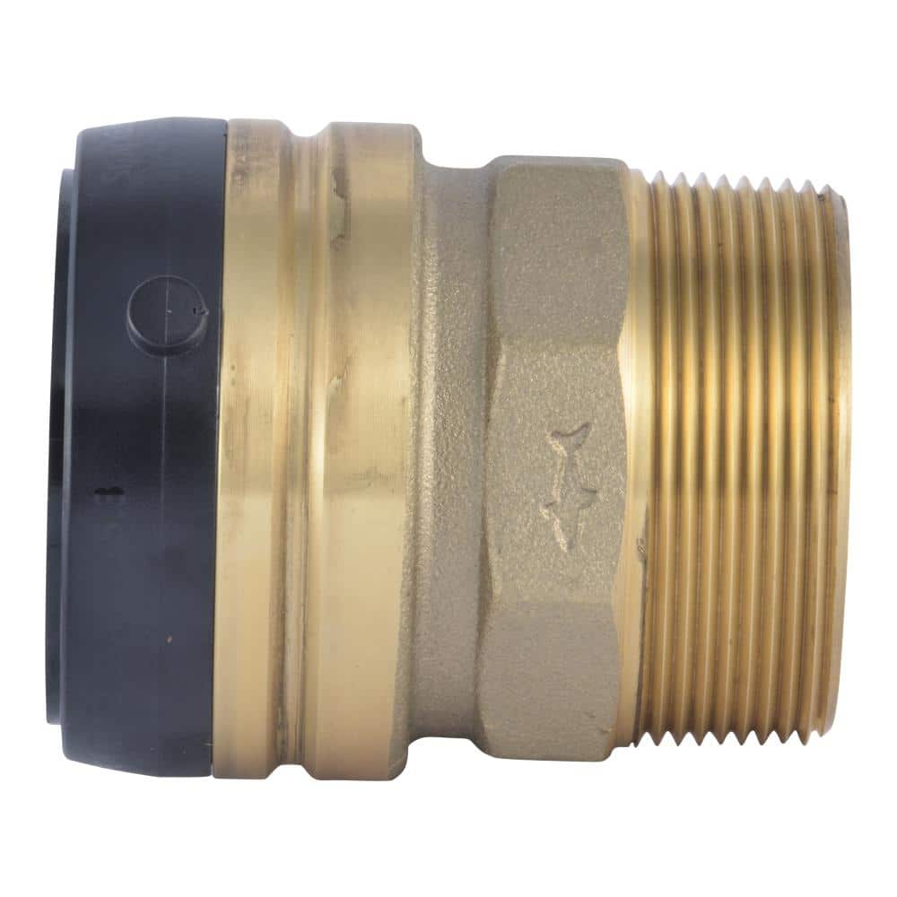 2 in. Push-to-Connect MIP Brass Adapter Fitting price history on PriceWatchPro