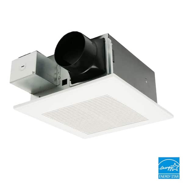 WhisperFit DC, Pick-A-Flow 50,80,110 CFM ENERGY STAR Quiet Ceiling Bathroom Exhaust Fan w/Flex-Z Fast Install Bracket