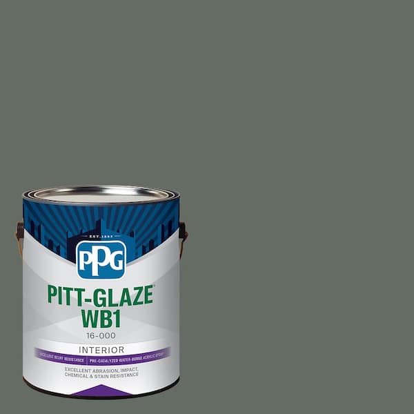 Glidden Premium 1 gal. PPG1033-6 Gunmetal Gray Satin Interior