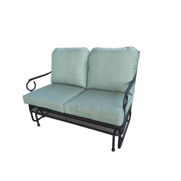 hampton bay glider loveseat