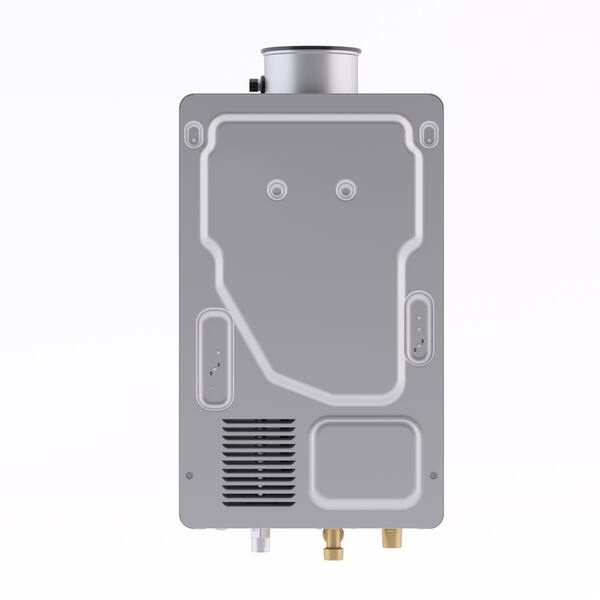 Rinnai High Efficiency Non-Condensing 9.8 GPM Residential 199,000 BTU  Interior Propane Gas Tankless Water Heater RE199iP - The Home Depot