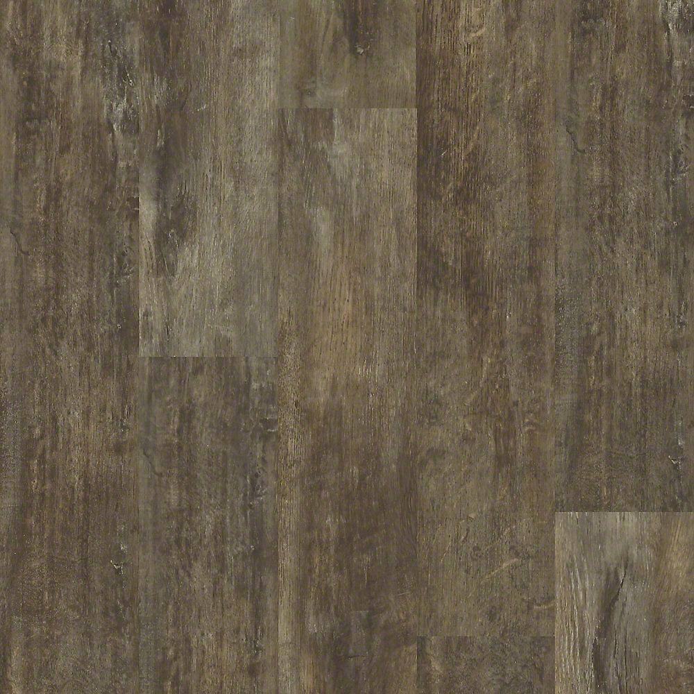 Shaw Valentino 6 in. x 48 in. River Rock Resilient Vinyl Plank Flooring ...