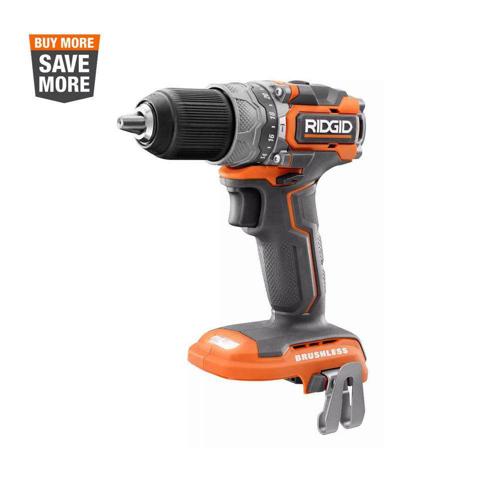 RIDGID 18V Brushless 1/2 In. Hammer Drill/Driver (Tool Only