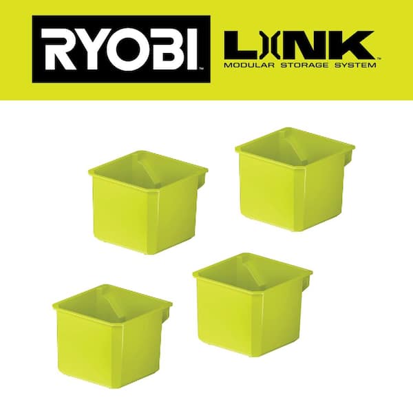 RYOBI LINK Single Organizer Bin (4-Pack)
