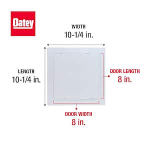 8 in. x 8 in. Polystyrene Wall Access Panel