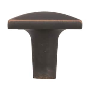 Extensity 1-1/8 in. (29 mm) Oil-Rubbed Bronze Square Cabinet Knob (10-Pack)