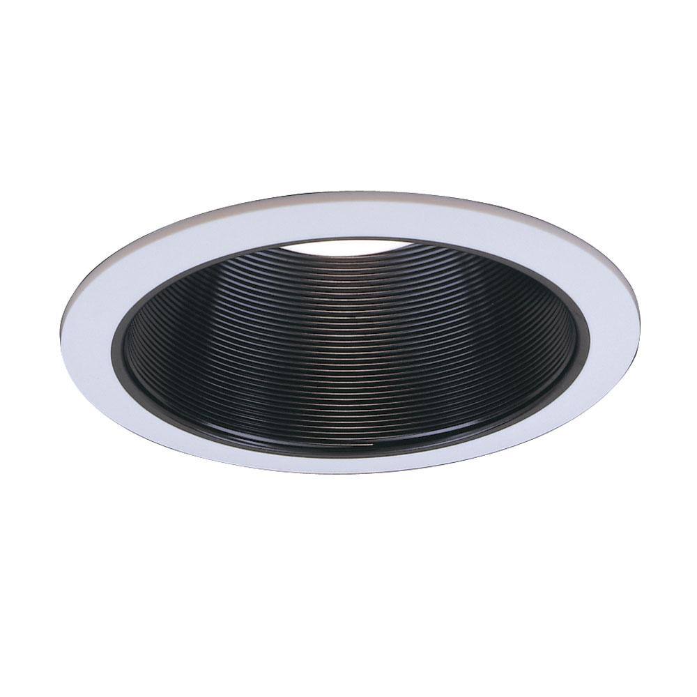 6 in. R30 Black Recessed Metal Baffle Trim (6-Pack) price history on PriceWatchPro