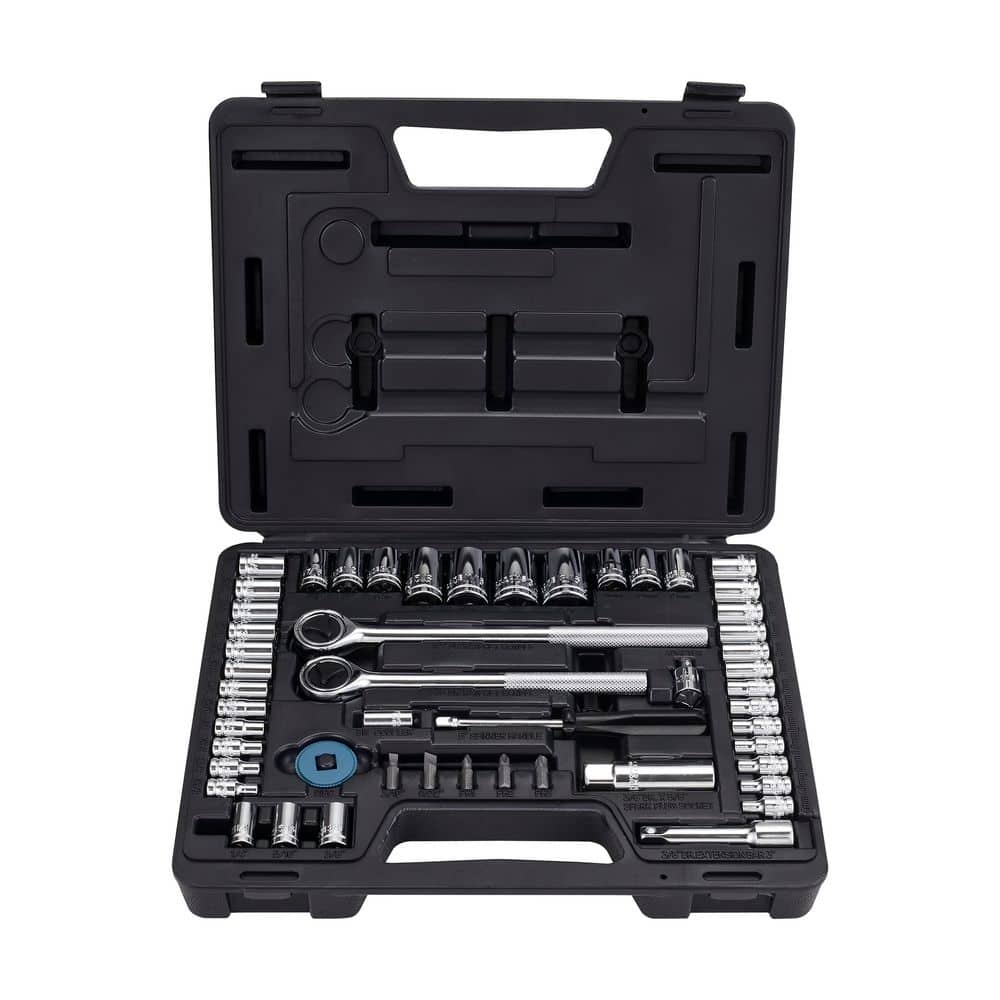 52-Piece 1/4 in. and 3/8 in. Drive SAE/Metric Ratchet and Socket Set price history on PriceWatchPro