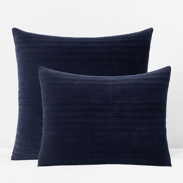 Legends Luxury Line Stitch Velvet Cotton Quilted Sham