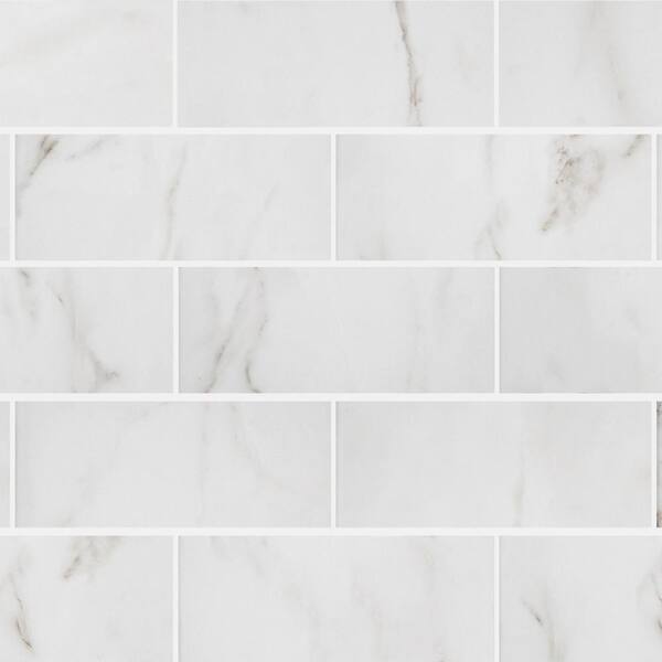 Reviews For Florida Tile Home Collection Michelangelo Calacatta Matte 3 ...