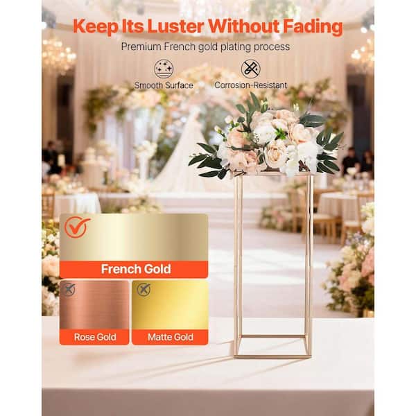 SKYSHALO 10-Piece Wedding Flower Stand, 23.62 in Column Stand