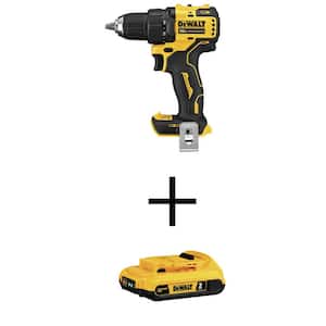 ATOMIC 20V MAX Cordless Brushless Compact 1/2 in. Drill/Driver with 20V MAX Compact 2.0Ah Battery