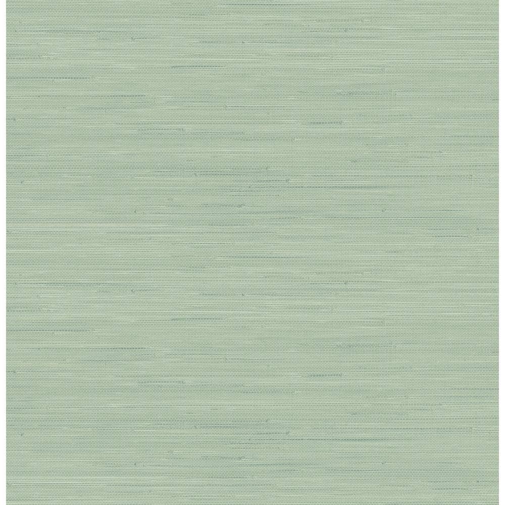 Sage Green 3D Grasscloth Peel and Stick Wallpaper