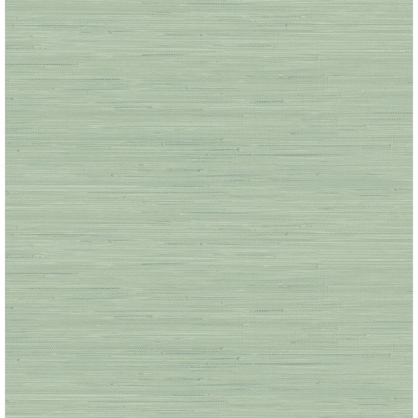 SOCIETY SOCIAL Sage Classic Faux Grasscloth Peel and Stick Wallpaper Sample