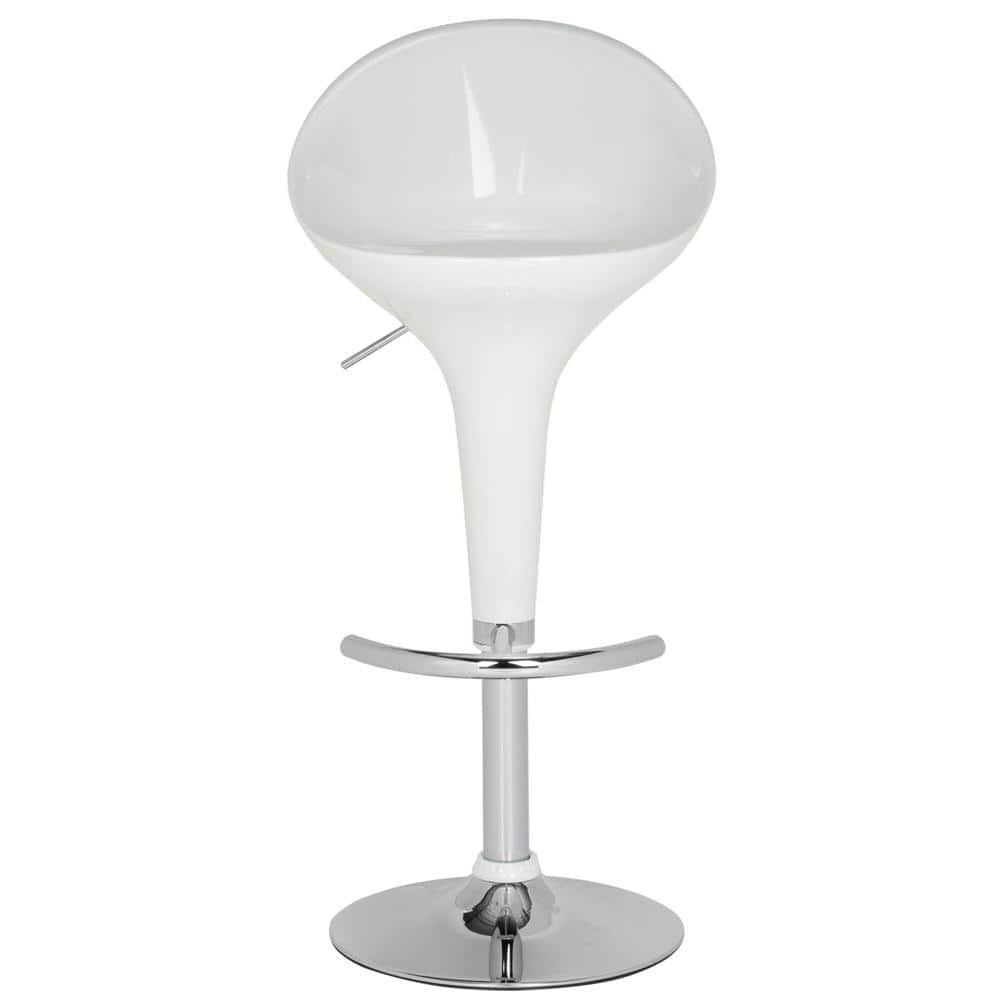 Reviews for SAFAVIEH Zorab Adjustable Height White Bar Stool Pg 1