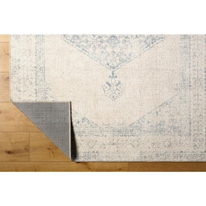 Downtown Gray/Tan Medallion 5 ft. x 7 ft. Indoor Area Rug