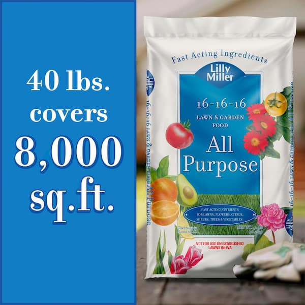 Lilly Miller All-Purpose Lawn Fertilizer For All Grasses 8000 sq ft