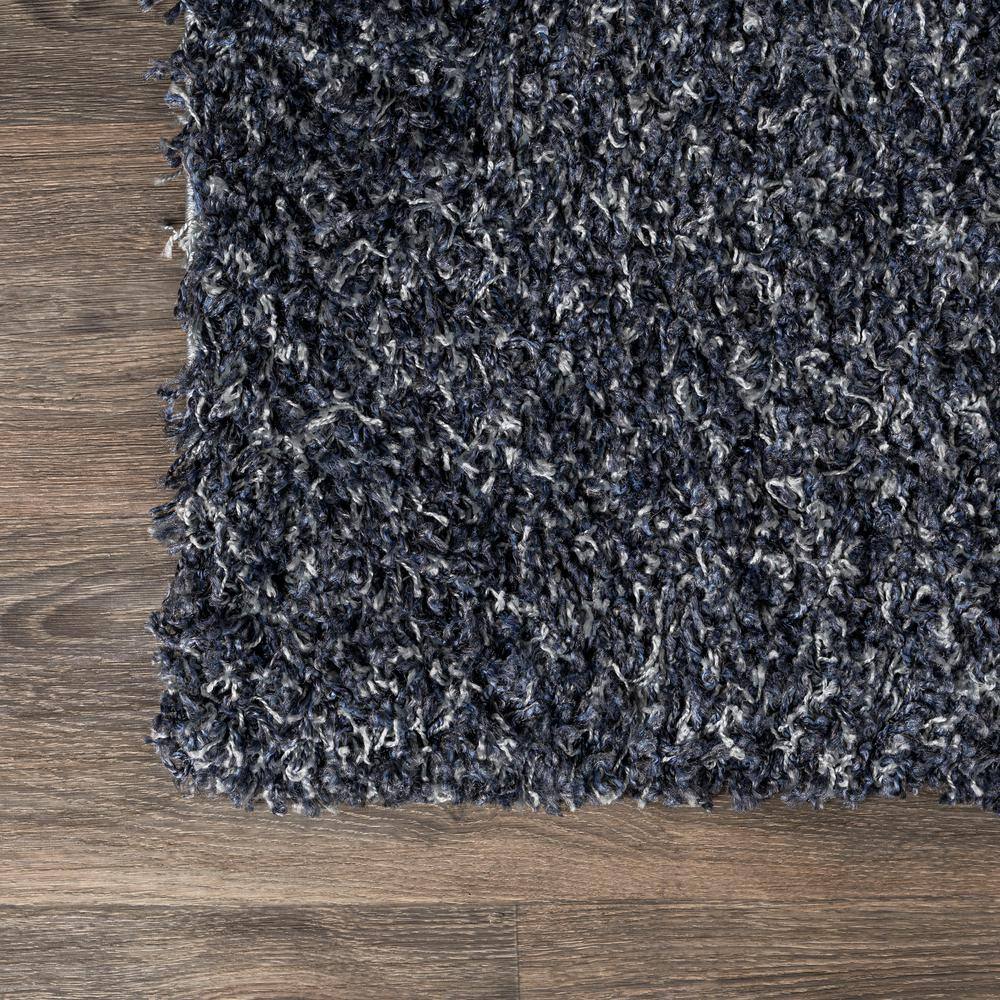 Mercer Shag Plush Denim Blue 3' x 5' Rectangular Area Rug