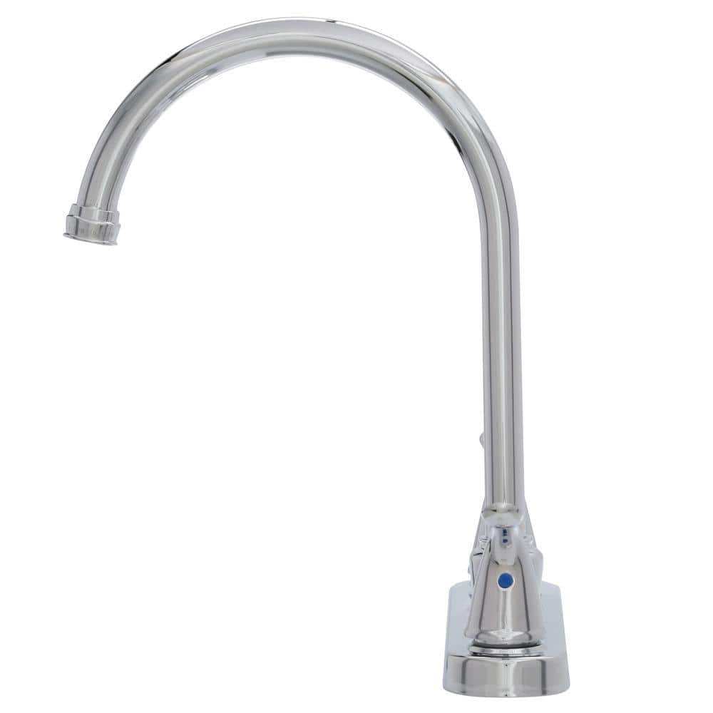 Impressions Chrome High Arc Kitchen Faucet with Pull-Out Spray