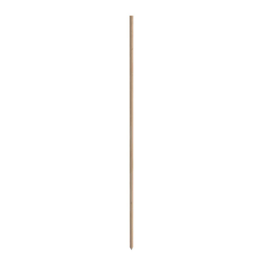 6-Foot Natural Wooden Garden Stakes, 25-Pack