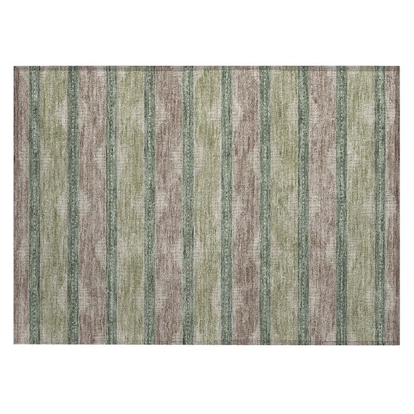 Chantille Machine Washable Indoor/Outdoor Abstract ACN3067 Basil 2 ft. x 3 ft. Accent Rug