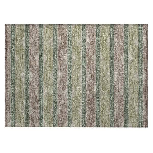 Chantille Machine Washable Indoor/Outdoor Abstract ACN3067 Basil 3 ft. x 4 ft. Area Rug