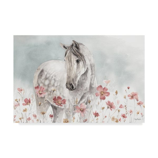 Trademark Fine Art Wild Horses I by Lisa Audit Print Hidden Frame Animal Wall Art 22 in. x 32 in.