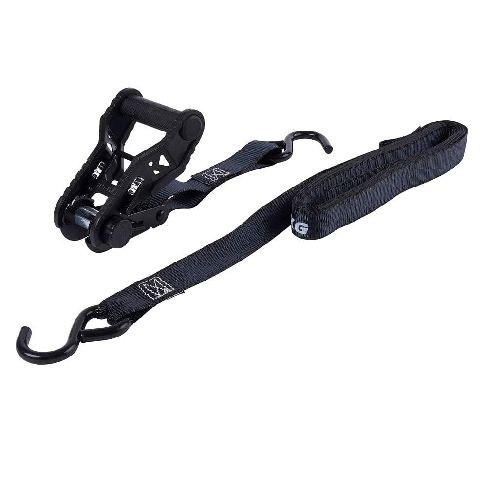 Keeper 1 in. x 14 ft. Combat Ratchet Tie Down (4-Pack), Black