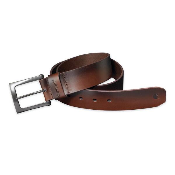 Carhartt Men's Size 44 Brown Leather Anvil Belt