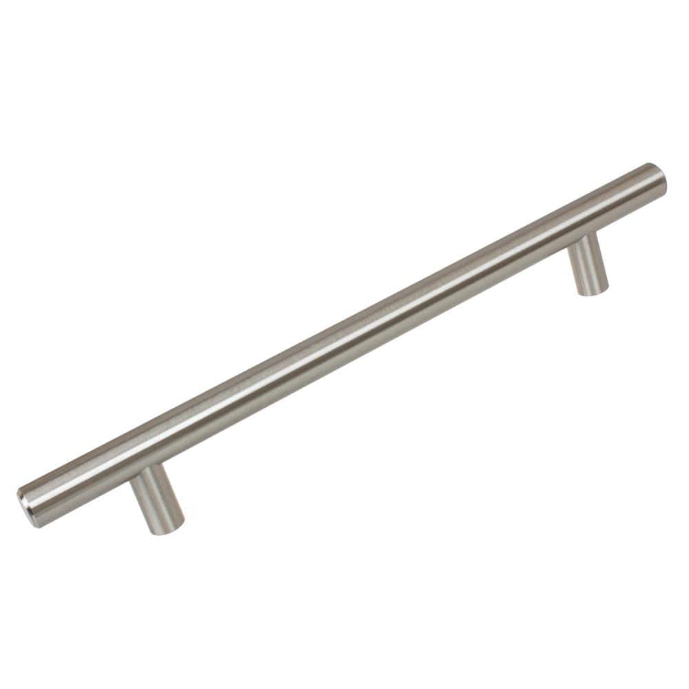 Modern Stainless Steel Bar Pull with Mounting Hardware, 10-Pack