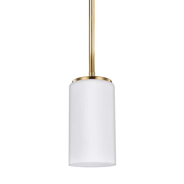 Generation Lighting Alturas 1-Light Satin Brass Hanging Pendant