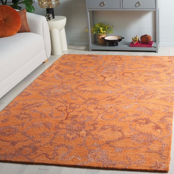 Anatolia Rust 8 ft. x 10 ft. Traditional Garden Area Rug