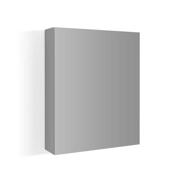 Camilia 21.6 in. W x 26.8 in. H Rectangular Engineered Wood Medicine Cabinet with Mirror