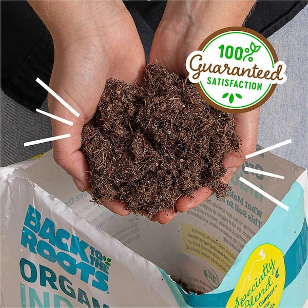 Back to the Roots 12 qt. Organic Indoor Potting Mix Soil (1-Pack) 47035 -  The Home Depot